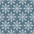 Seamless lace pattern. Christmas background. Abstract snowflakes Royalty Free Stock Photo