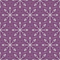 Seamless lace pattern. Christmas background. Abstract snowflakes Royalty Free Stock Photo