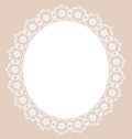 Lace pearl napkin