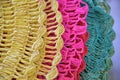 lace pieces with Buriti fiber from MaranhÃÂ£o Brazil Royalty Free Stock Photo