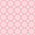 Lace on pink background