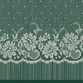 Lace Ribbon. Horizontal Seamless Pattern. Royalty Free Stock Photo
