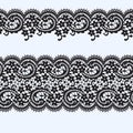 Lace Ribbon Seamless Pattern.