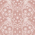 Lace seamless pattern with flowers