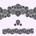 Lace Seamless Pattern. Lace Vector Background. Royalty Free Stock Photo