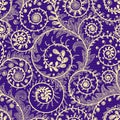 Lace Seamless Pattern. Royalty Free Stock Photo