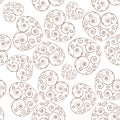 Lace seamless pattern. Vector seamless background for textile, wrapping or paper design Royalty Free Stock Photo