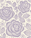 Lace seamless pattern. Royalty Free Stock Photo