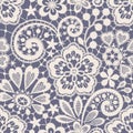 Lace Seamless Pattern. Royalty Free Stock Photo