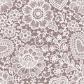 Lace seamless pattern.