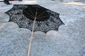 Lace umbrella Royalty Free Stock Photo