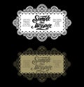 Lace vector background Royalty Free Stock Photo