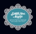 Lace vector background Royalty Free Stock Photo