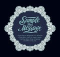Lace vector background Royalty Free Stock Photo