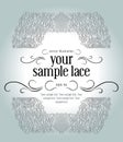 Lace vintage border