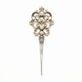 Viscountess Inspired Hairpin With Pearl And Gold Center
