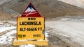 Lachulung La Pass, LachulungLa Pass, Ladakh Royalty Free Stock Photo