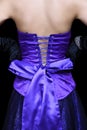 Lacing corset with bow