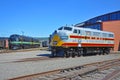 Lackawanna Railroad diesel locomotive, Scranton, PA, USA Royalty Free Stock Photo