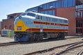 Lackawanna Railroad diesel locomotive, Scranton, PA, USA Royalty Free Stock Photo