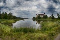 Lacko castle Royalty Free Stock Photo