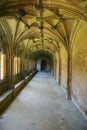 Lacock Abbey Cloisters (portrait) Royalty Free Stock Photo