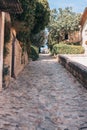 Lacoste, Vaucluse, Provence-Alpes-Cote d`Azur, France, September 25, 2018: Street view