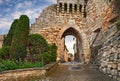 Lacoste, Vaucluse, Provence, France: The Portal de la Garde at t