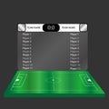 Lacrosse Football Soccer Scoreboard Chart