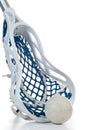 Lacrosse stick with ball