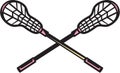 Lacrosse Stick Woodcut