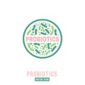 Lactobacillus Probiotics Icon Royalty Free Stock Photo