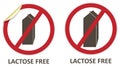 Lactose Free Icons