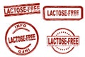 Lactose free ink stamp set