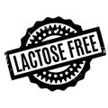 Lactose Free rubber stamp