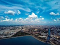 Lacul Morii Crangasi Bucharest aerial view