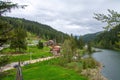 LACUL ROSU, ROMANIA - May 17, 2020: Red Lake in Romania Royalty Free Stock Photo