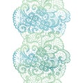 Lacy elegant watercolor border. Lacy vintage trim.