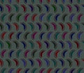 Lacy segment seamless pattern background