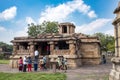 Lad Khan temple in Aihole in Karnataka, India built by the Chalukya Royalty Free Stock Photo