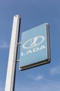 Lada logo on a pole