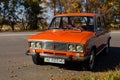 Lada 2106 near the road