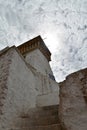 Entrance of Tsemo Castle, the Leh Fort Complex or Namgyal Tsemo, in Ladakh, India.