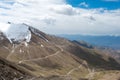 Beautiful scenic view from Between Leh and Nubra Valley in Ladakh, Jammu and Kashmir, India Royalty Free Stock Photo