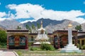 Karma Dupgyud Choeling Monastery in Choglamsar, Ladakh, Jammu and Kashmir, India