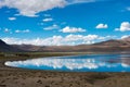 Tso Moriri Lake in Changthang Plateau, Ladakh, Jammu and Kashmir, India. It is part of Ramsar Convention Royalty Free Stock Photo