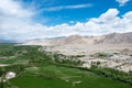 Beautiful scenic view from Thikse Monastery Thikse Gompa in Ladakh, Jammu and Kashmir, India