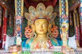 Buddha Statue at Thikse Monastery Thikse Gompa in Ladakh, Jammu and Kashmir, India