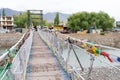 MAITRI BRIDGE on Indus River in Choglamsar, Ladakh, Jammu and Kashmir, India