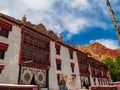 Interiors of Thikse Gompa or Thikse Monastery is the largest gompa in central Ladakh